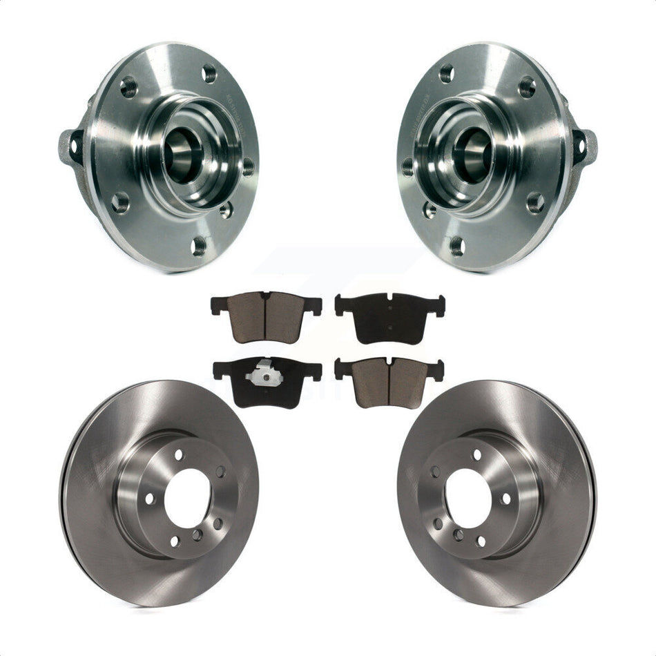 Front Hub Bearing Assembly With Disc Brake Rotors And Ceramic Pads Kit For BMW 328i xDrive 320i 428i Gran Coupe GT 228i 328d KBB-121906