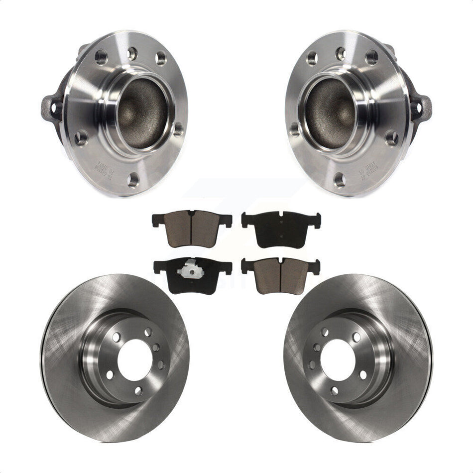 Front Hub Bearing Assembly With Disc Brake Rotors And Ceramic Pads Kit For BMW 328i 428i Gran Coupe 228i KBB-121908