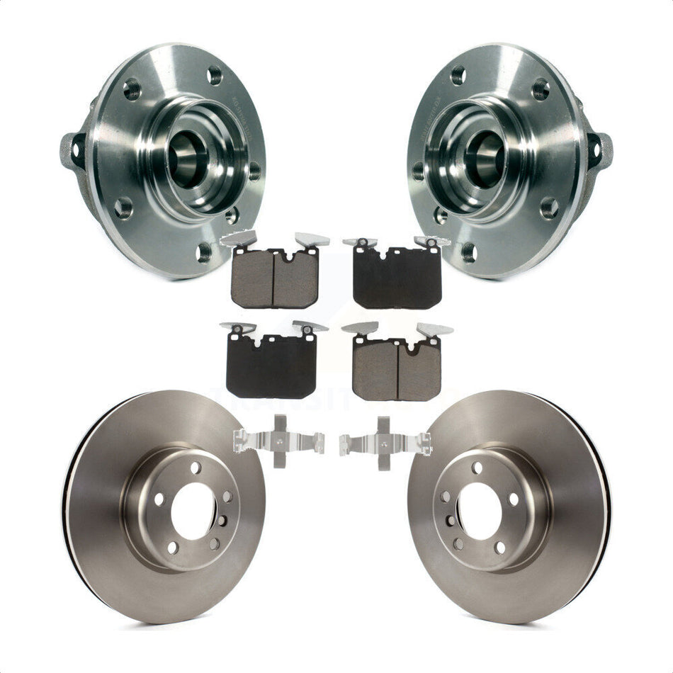 Front Hub Bearing Assembly With Disc Brake Rotors And Ceramic Pads Kit For BMW 428i xDrive Gran Coupe 228i 340i 435i KBB-121911