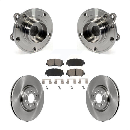 Front Hub Bearing Brake Rotor & Pads Kit For Chrysler 200 With 330mm Diameter KBB-122093