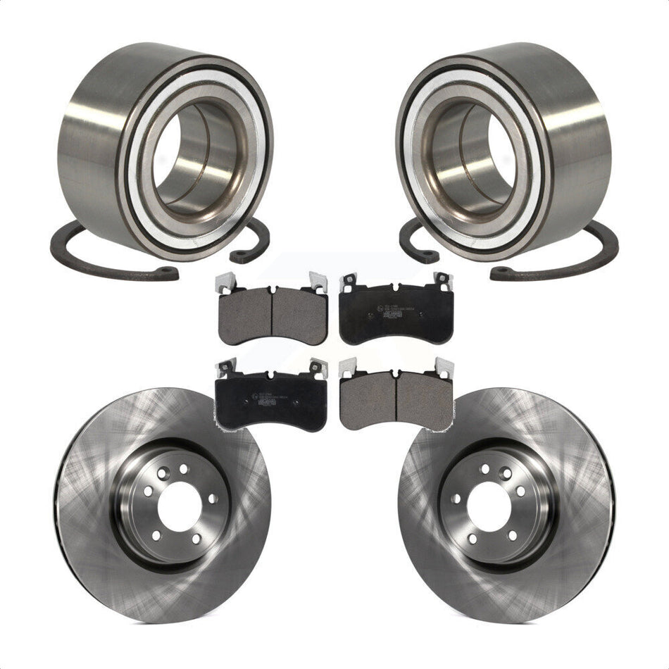 Front Wheel Bearing With Disc Brake Rotors And Ceramic Pads Kit For Land Rover Range Sport KBB-123031