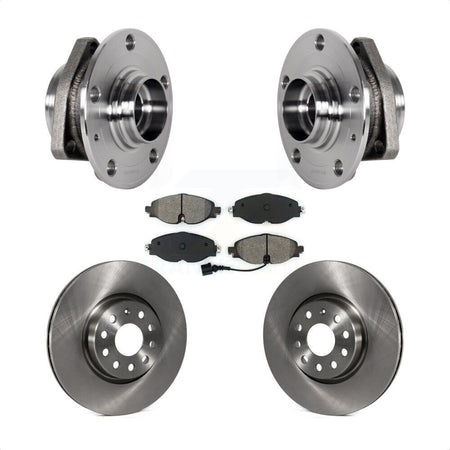 Front Hub Bearing Assembly Disc Brake Rotors And Pads Kit For Audi A3 Sportback e-tron KBB-123409