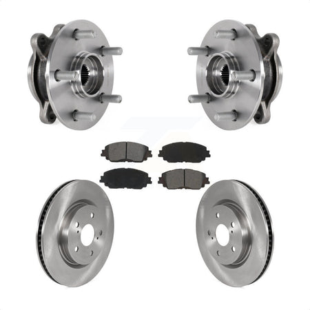 Front Hub Bearing Assembly Disc Brake Rotor & Pad Kit For Toyota Camry Lexus ES250 Avalon KBB-123411
