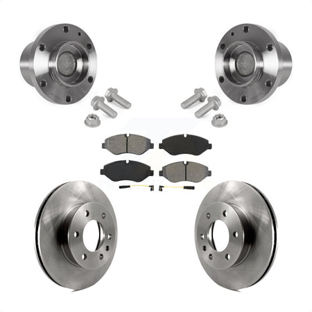 Front Hub Bearing Assembly Disc Brake Rotor Pad Kit For Sprinter 2500 Mercedes-Benz Dodge KBB-123413