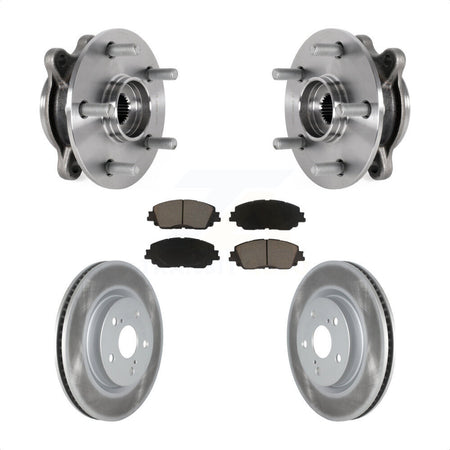 Front Hub Bearing Assembly Coated Brake Rotor Pad Kit For Toyota Camry Lexus ES250 Avalon KBB-123656