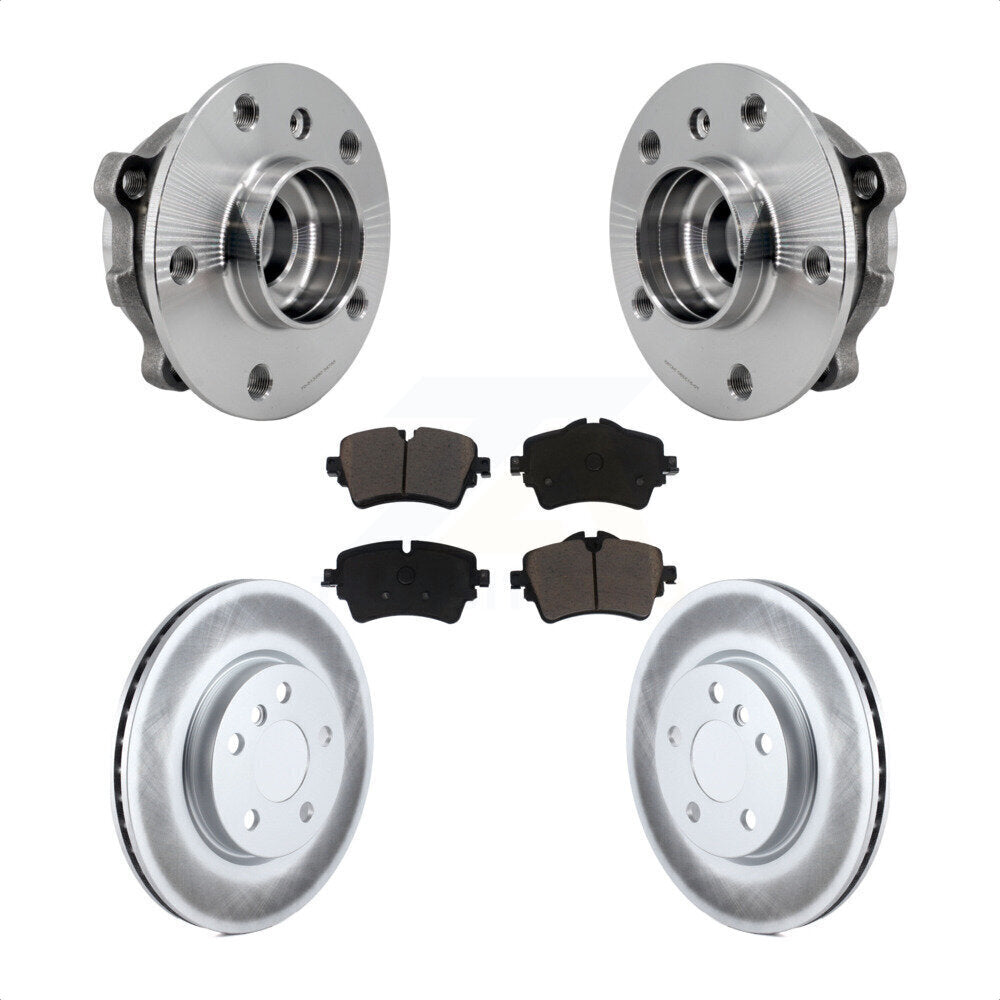 Front Hub Bearing Assembly Coated Disc Brake Rotors And Pads Kit For Mini Cooper Clubman KBB-125891