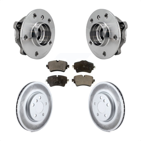 Front Hub Bearing Assembly Coated Disc Brake Rotors And Pads Kit For Mini Cooper Clubman KBB-126027