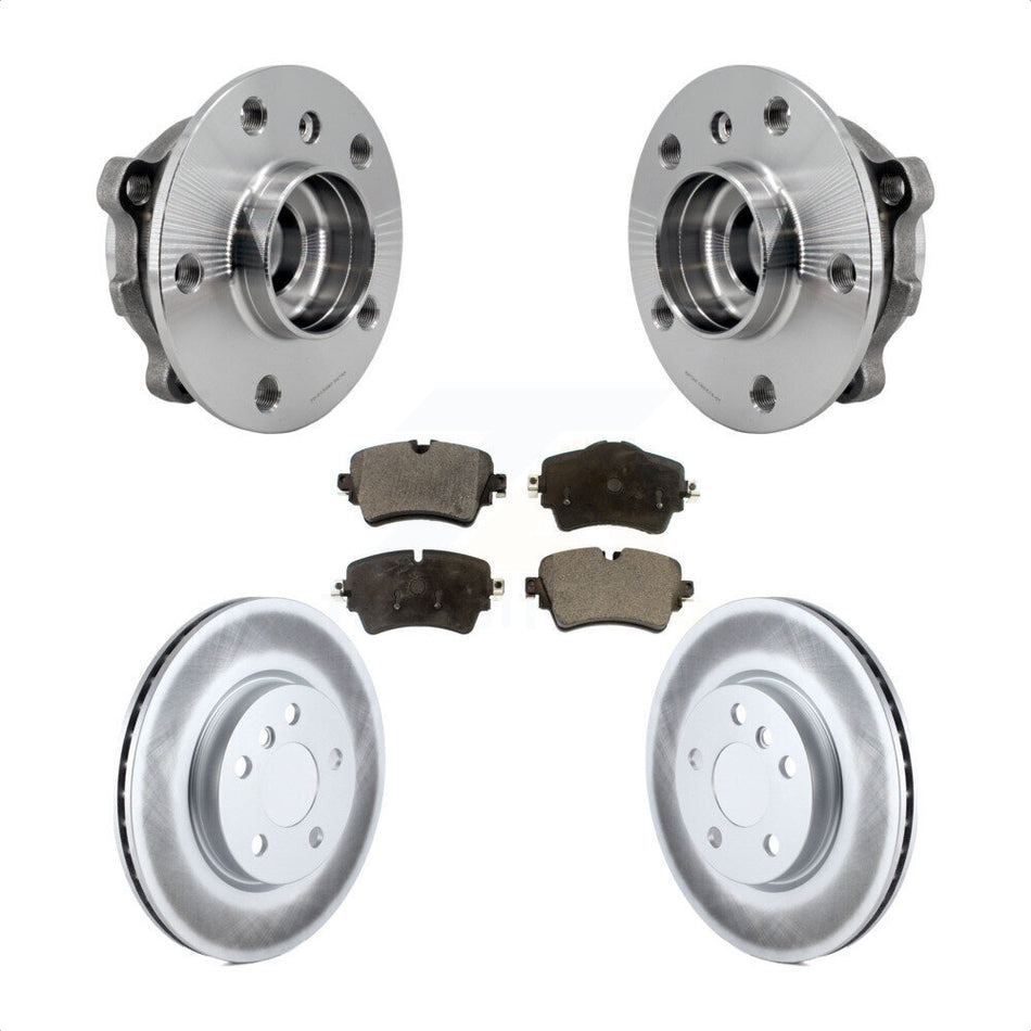 Front Hub Bearing Assembly Coated Disc Brake Rotors And Pads Kit For Mini Cooper Clubman KBB-126027
