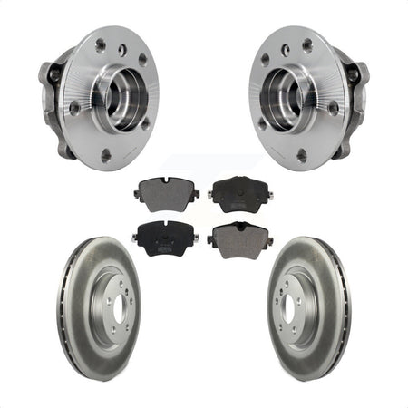 Front Hub Bearing Coat Brake Rotor Pad Kit For BMW X1 Mini Cooper Countryman X2 228i Gran KBB-126043