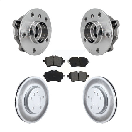 Front Hub Bearing Assembly Coated Disc Brake Rotors And Pads Kit For Mini Cooper Clubman KBB-126141