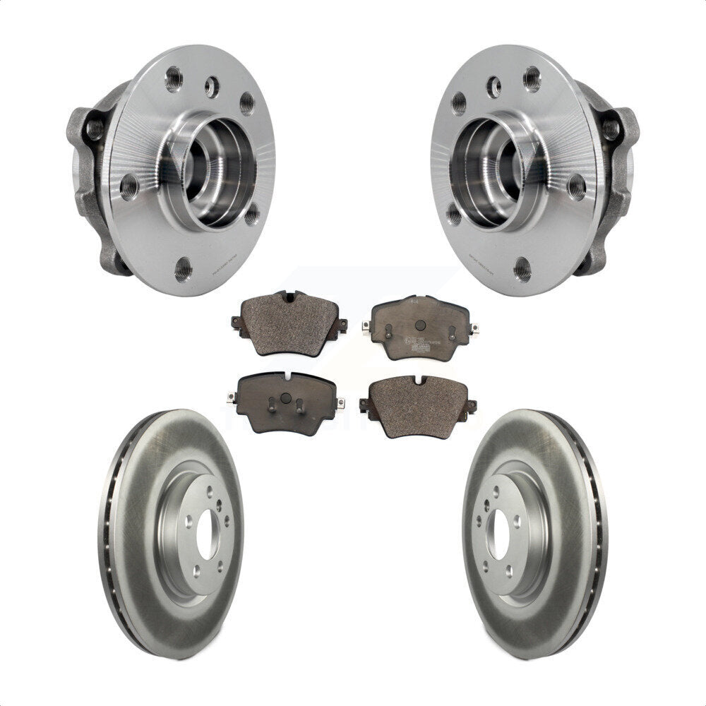 Front Hub Bearing Coat Brake Rotor Pad Kit For BMW X1 Mini Cooper Countryman X2 228i Gran KBB-126268