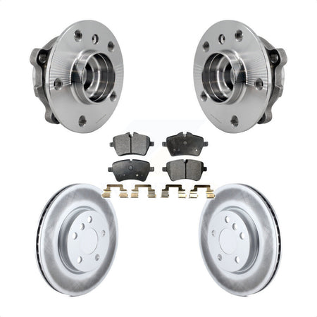 Front Hub Bearing Assembly Coated Disc Brake Rotors And Ceramic Pads Kit For Mini Cooper KBB-126292