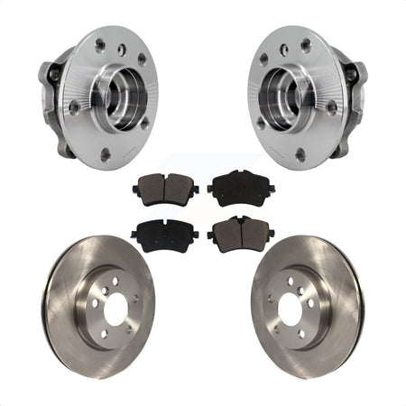 Front Hub Bearing Assembly Disc Brake Rotors And Ceramic Pads Kit For Mini Cooper Clubman KBB-126370