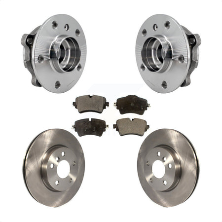 Front Hub Bearing Assembly Disc Brake Rotors And Pads Kit For Mini Cooper Clubman KBB-126439