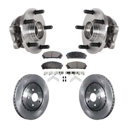 Front Hub Bearing Assembly Disc Brake Rotors And Pads Kit For Lexus NX300 NX200t NX300h KBB-126520