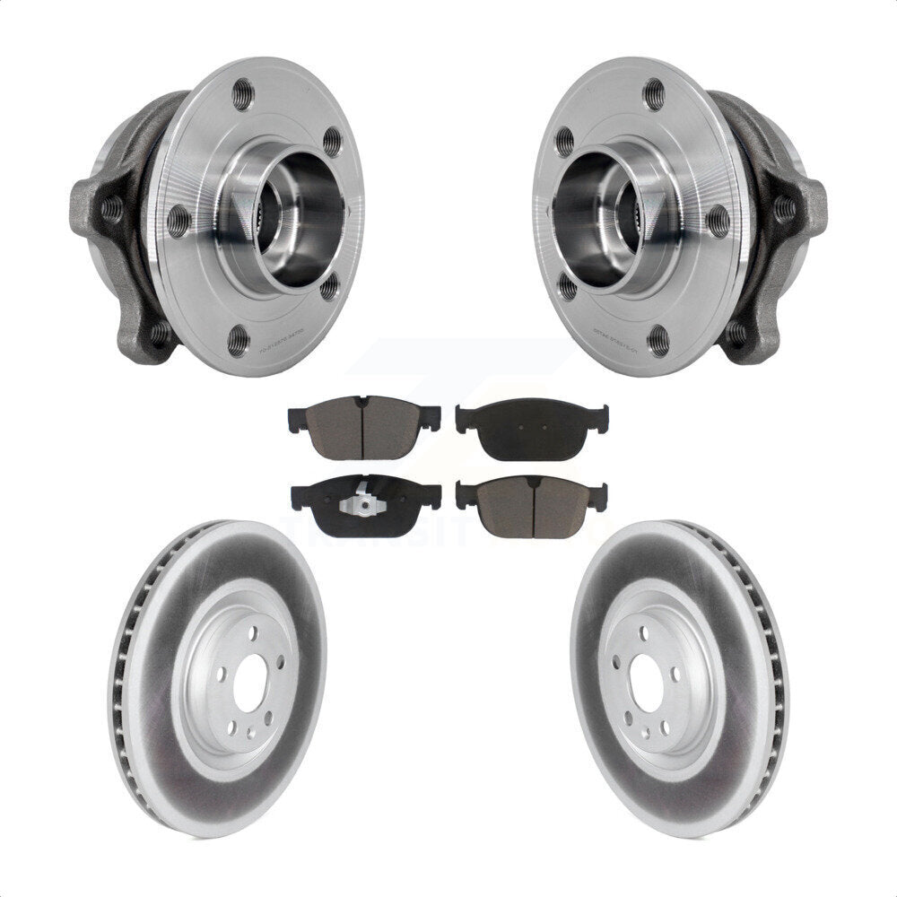 Front Hub Bearing Coat Brake Rotor Pads Kit For Volvo XC60 XC90 S60 XC40 Recharge V60 V90 KBB-127236