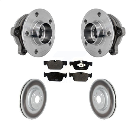 Front Hub Bearing Coated Brake Rotor Pad Kit For Volvo XC60 S60 V90 Cross Country V60 S90 KBB-127320