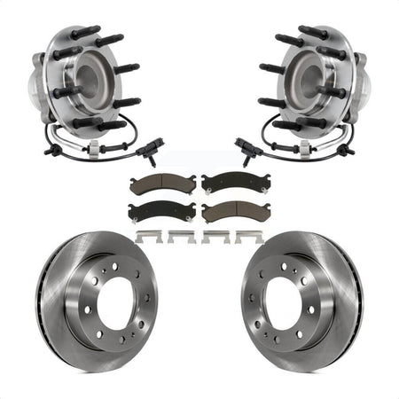 Front Hub Bearing Brake Rotor And Pad Kit For 2018-2020 GMC Savana 2500 Chevrolet Express KBB-127473