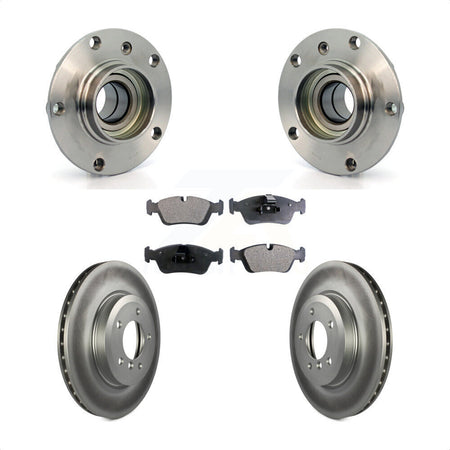 Front Hub Bearing Coated Brake Rotor Pad Kit For BMW 320i With 325mm Diameter KBB-128018