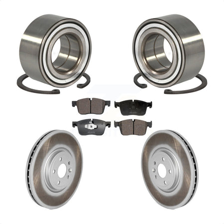 Front Wheel Bearing Coated Brake Rotor Pads Kit For 2018 Land Rover Range Velar 2.0L/3.0L KBB-128189