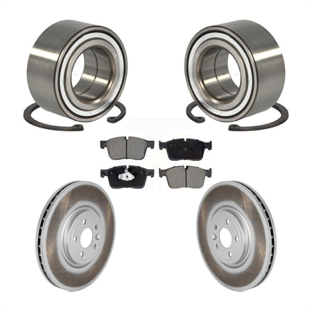 Front Wheel Bearing Coated Brake Rotor Pads Kit For 2018 Land Rover Range Velar 2.0L/3.0L KBB-128228