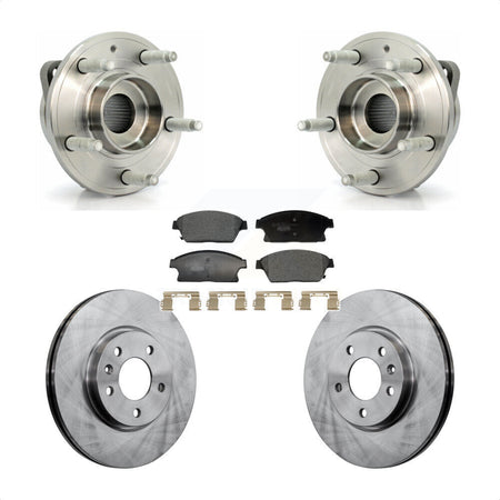 Front Hub Bearing Disc Brake Rotor Pads Kit For Chevrolet Cruze Buick Verano Orlando Volt KBB-129374