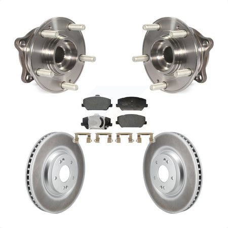 Front Hub Bearing Assembly Coated Disc Brake Rotors And Pads Kit For Hyundai Veloster N KBB-129461