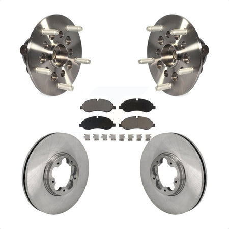 Front Hub Bearing Disc Brake Rotor & Pad Kit For Ford Transit-250 Transit-150 Transit-350 KBB-129512
