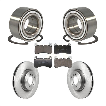 Front Wheel Bearing Disc Brake Rotors And Pads Kit For Land Rover Range Sport Discovery KBB-129644