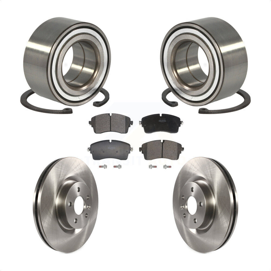 Front Wheel Bearing Brake Rotor Pad Kit For Jaguar E-Pace With 325mm Diameter KBB-129646