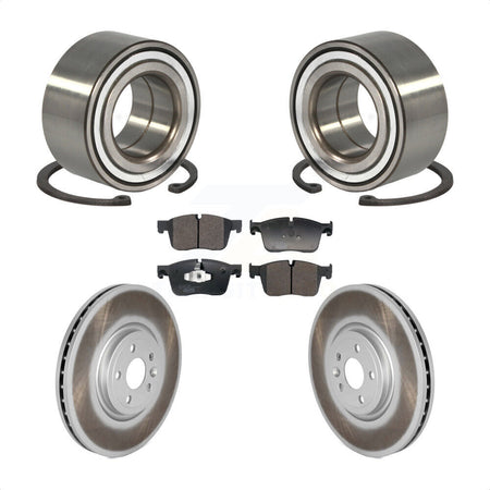 Front Wheel Bearing Coated Brake Rotor Pads Kit For 2018 Land Rover Range Velar 2.0L/3.0L KBB-129655