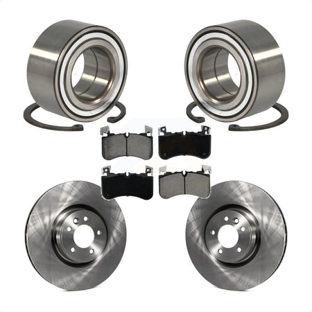 Front Wheel Bearing Disc Brake Rotors And Ceramic Pads Kit For Land Rover Range Sport KBB-129684