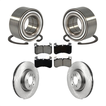 Front Wheel Bearing Disc Brake Rotors And Pads Kit For Land Rover Range Sport Discovery KBB-129685