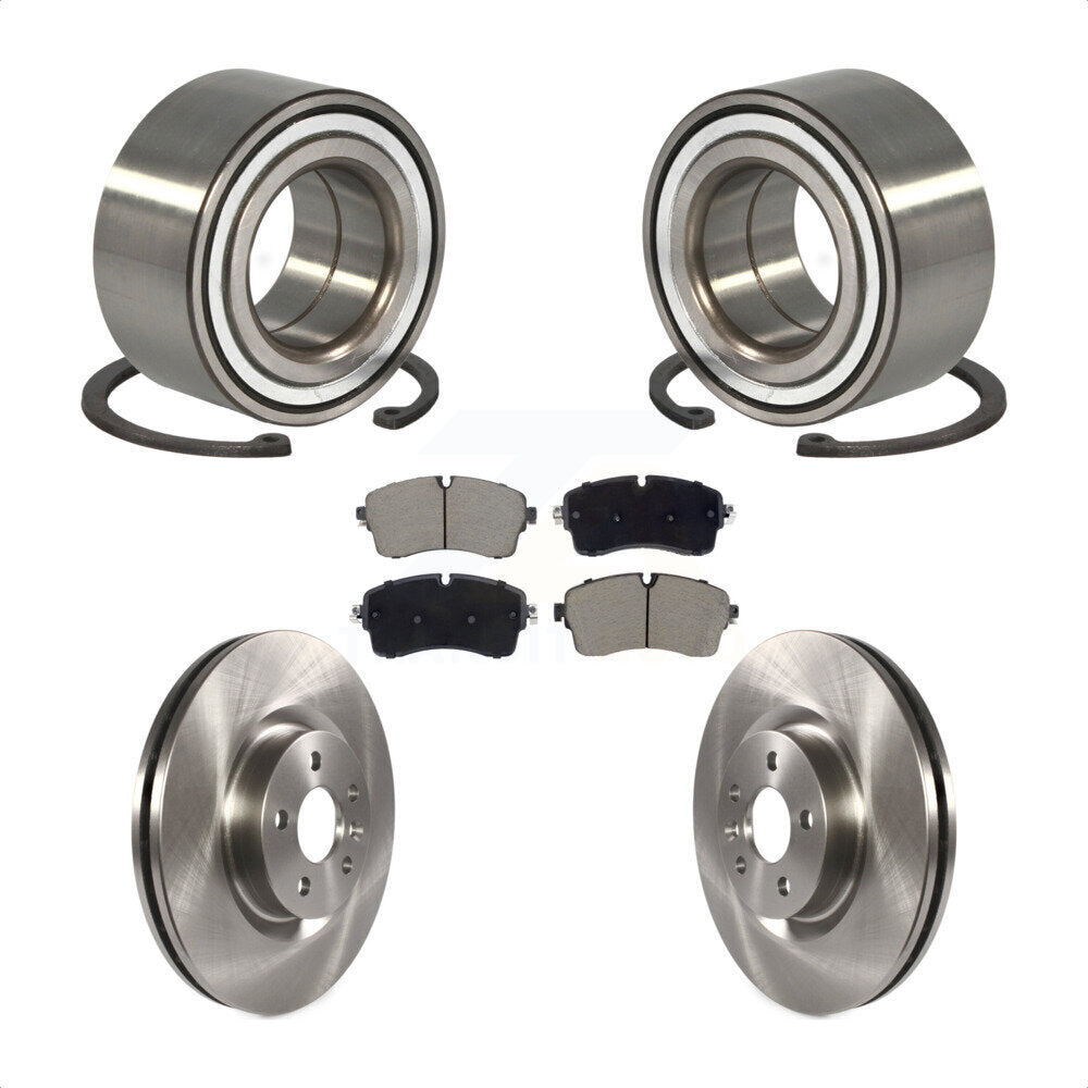 Front Wheel Bearing Brake Rotor Pad Kit For Jaguar E-Pace With 325mm Diameter KBB-129686