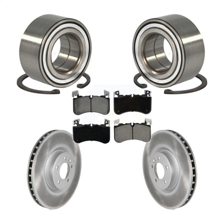 Front Wheel Bearing Coated Disc Brake Rotors And Pads Kit For Land Rover Range Sport KBB-129715