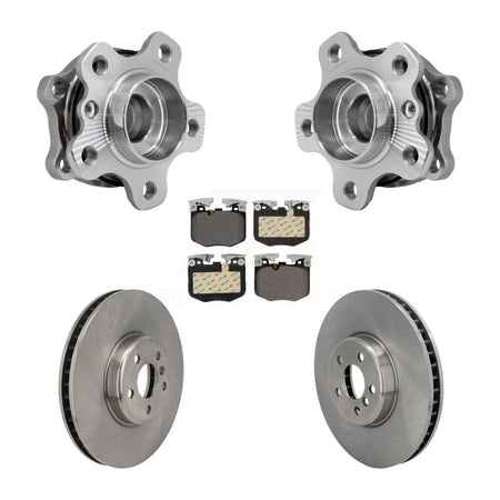 Front Hub Bearing Brake Rotor Pads Kit For BMW 330i xDrive 530i 330e 540i 430i 530e M240i KBB-129847