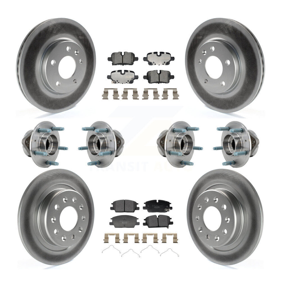 Front Rear Hub Bearing Coat Brake Rotor Pads Kit (10Pc) For Chevrolet Equinox GMC Terrain KBB-130019