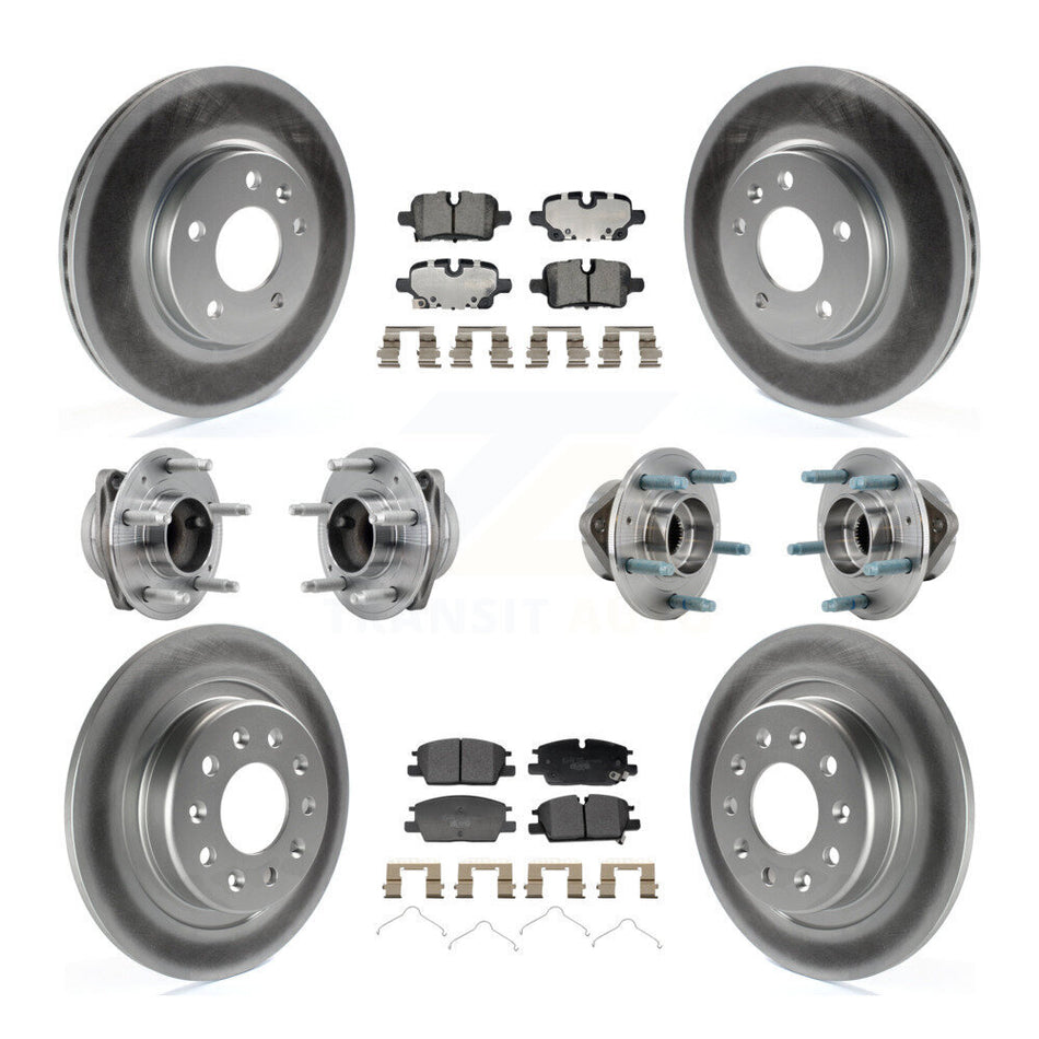 Front Rear Hub Bearing Coat Brake Rotor Pads Kit (10Pc) For Chevrolet Equinox GMC Terrain KBB-130020