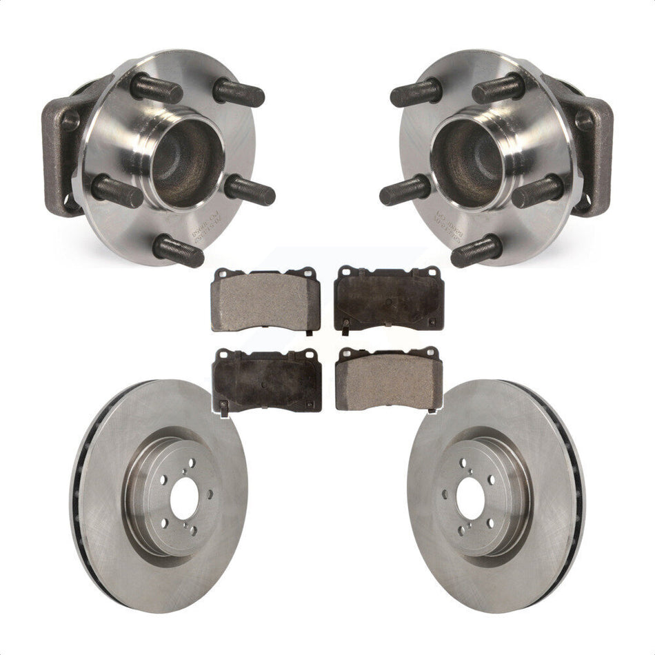 Front Hub Bearing Disc Brake Rotor & Pads Kit For Subaru BRZ Toyota 86 With Brembo Brakes KBB-130050