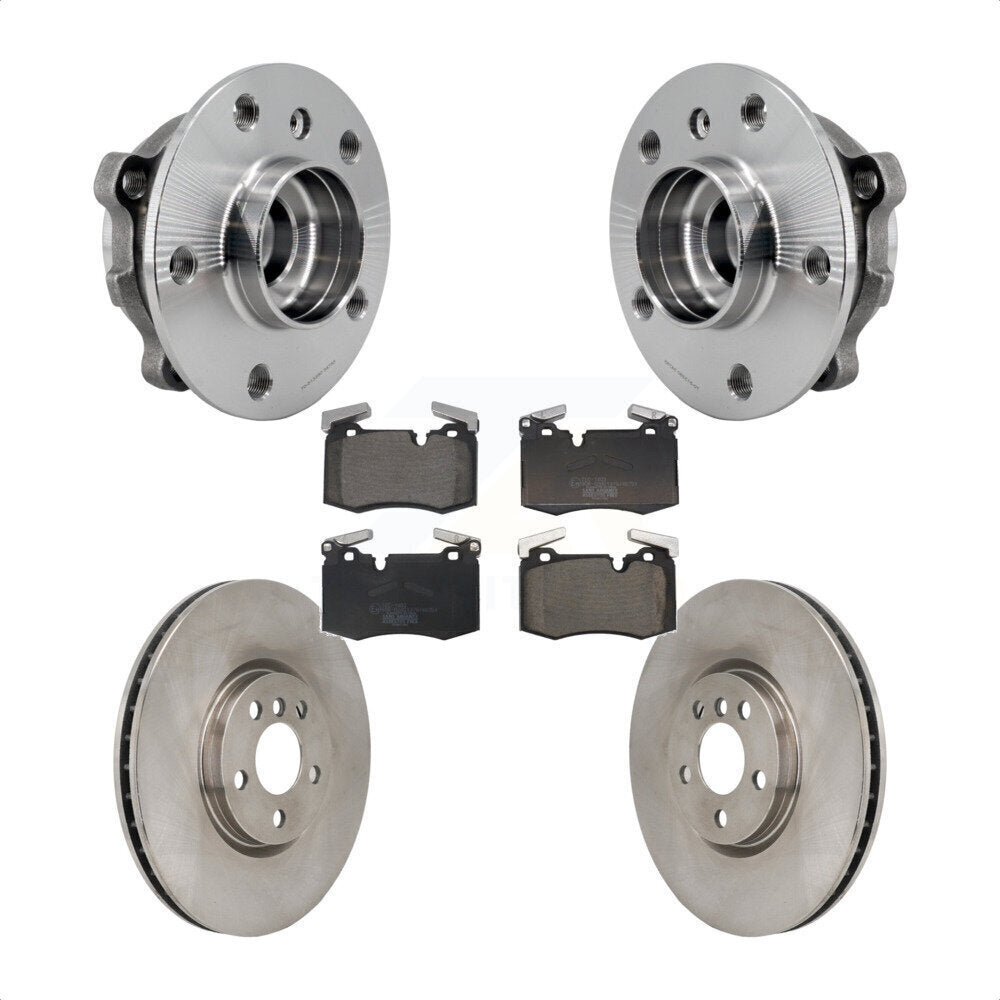 Front Hub Bearing Brake Rotor Pads Kit For 16 Mini Cooper With 316mm Diameter KBB-130056