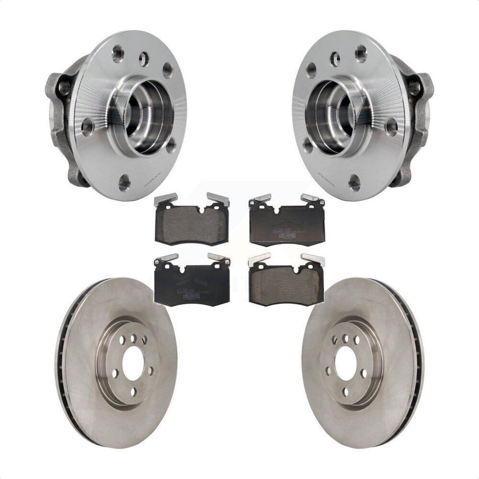 Front Hub Bearing Brake Rotor Pads Kit For 16 Mini Cooper With 316mm Diameter KBB-130056