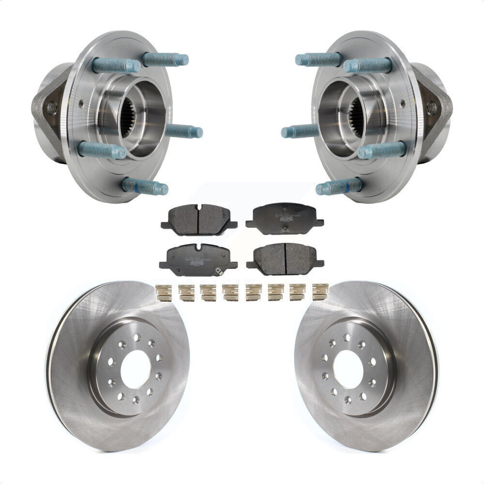 Front Hub Bearing Assembly Disc Brake Rotor And Pad Kit For Chevrolet Equinox GMC Terrain KBB-130065