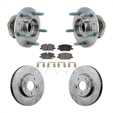 Front Hub Bearing Assembly Disc Brake Rotor And Pad Kit For Chevrolet Equinox GMC Terrain KBB-130119