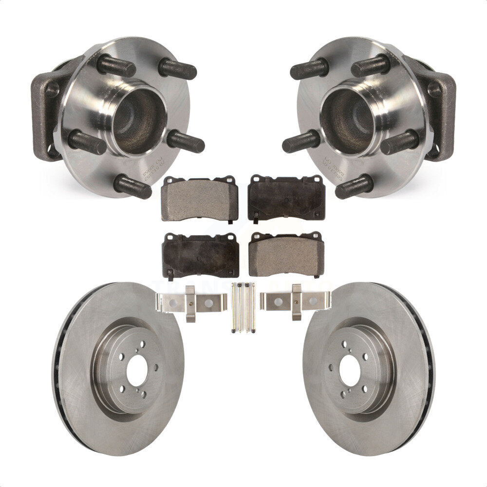 Front Hub Bearing Disc Brake Rotor & Pads Kit For Subaru BRZ Toyota 86 With Brembo Brakes KBB-130135