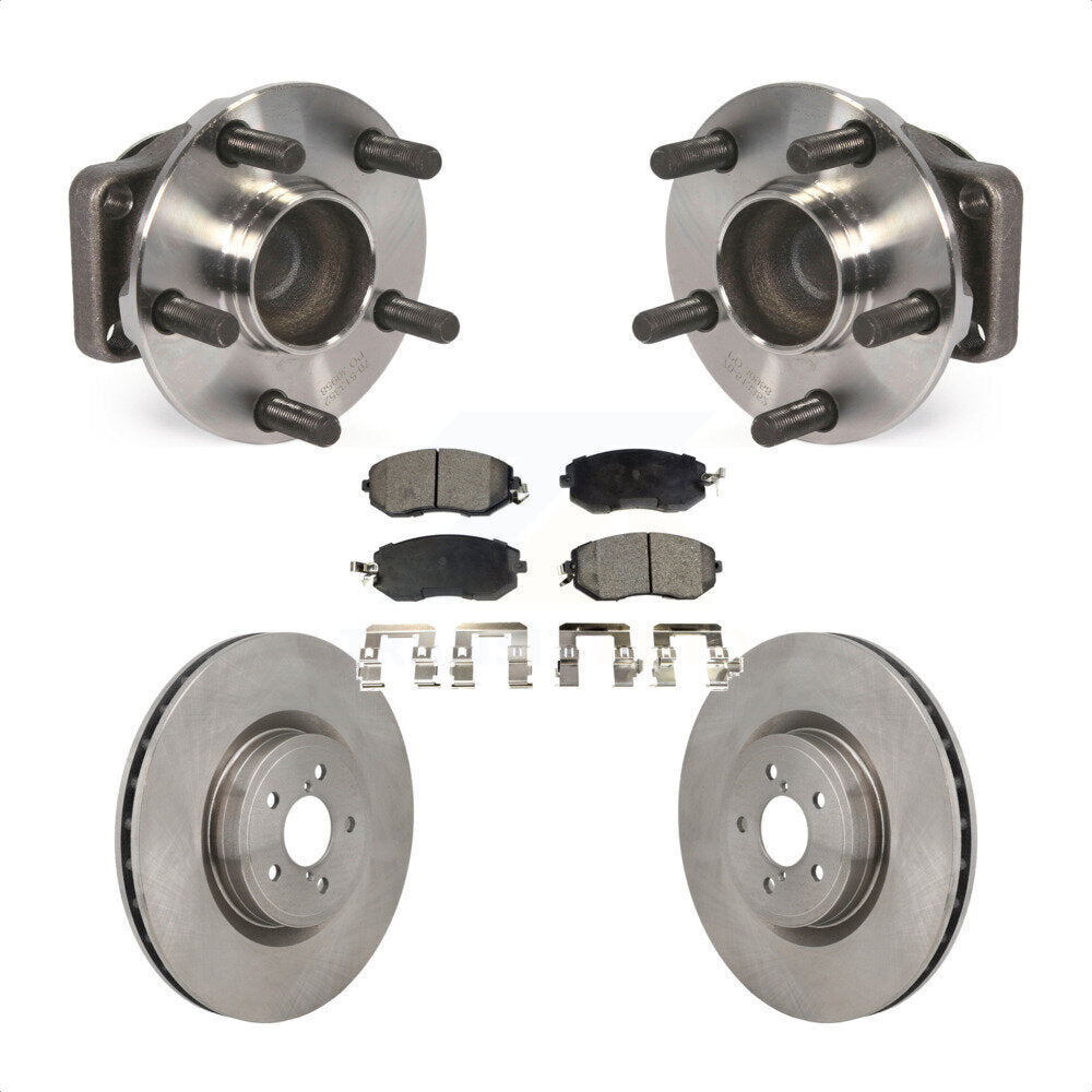 Front Hub Bearing Disc Brake Rotor Pads Kit For 2019 Toyota 86 Base GT With Brembo Brakes KBB-130136