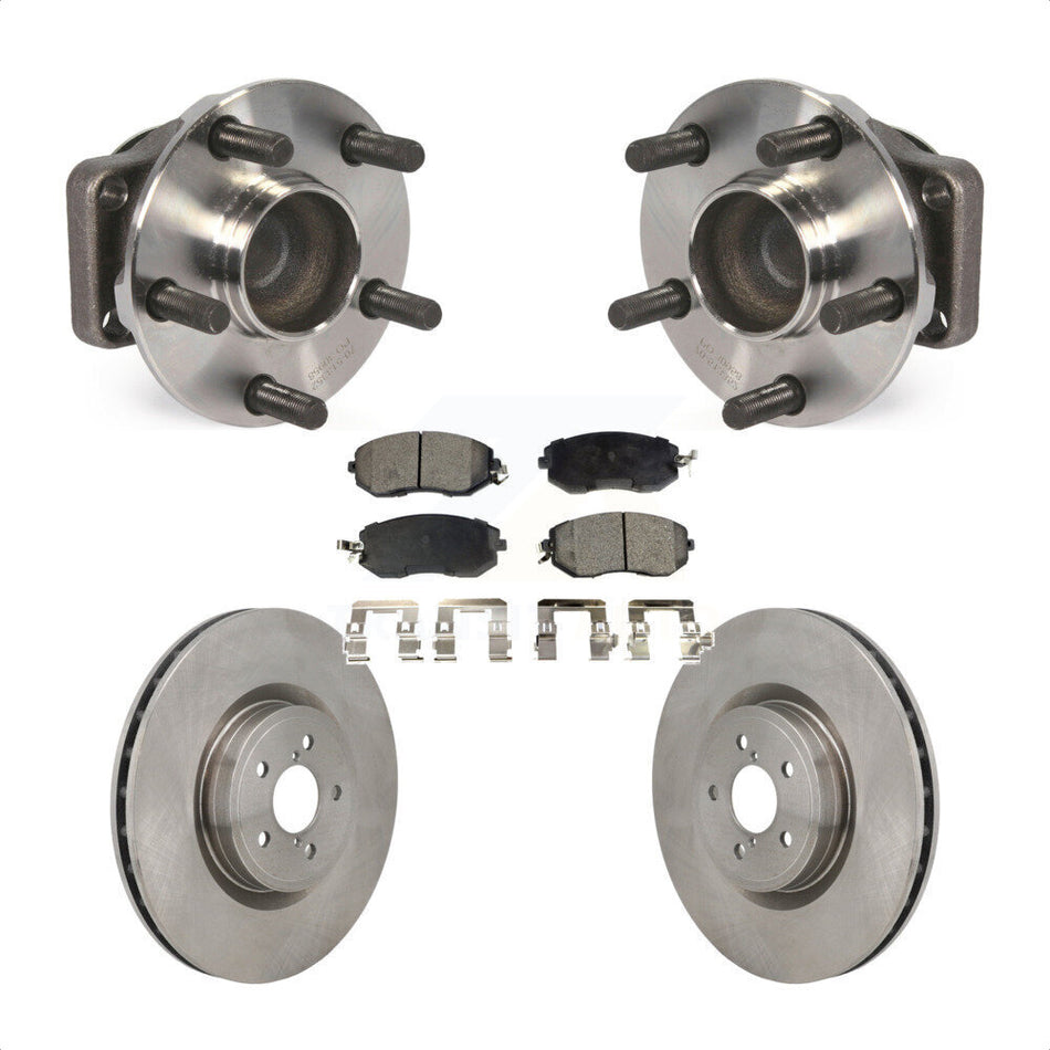 Front Hub Bearing Disc Brake Rotor Pads Kit For 2019 Toyota 86 Base GT With Brembo Brakes KBB-130136