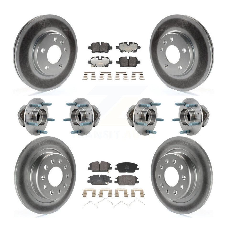 Front Rear Hub Bearing Coat Brake Rotor Pads Kit (10Pc) For Chevrolet Equinox GMC Terrain KBB-130172