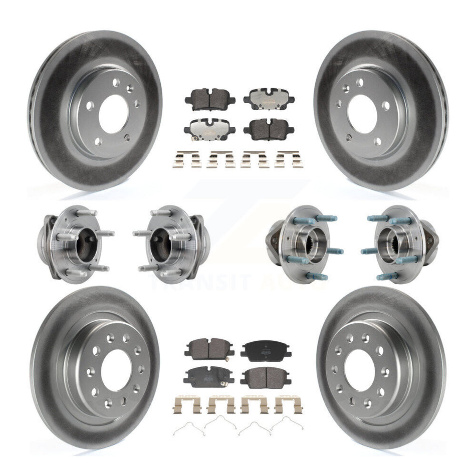 Front Rear Hub Bearing Coat Brake Rotor Pads Kit (10Pc) For Chevrolet Equinox GMC Terrain KBB-130173