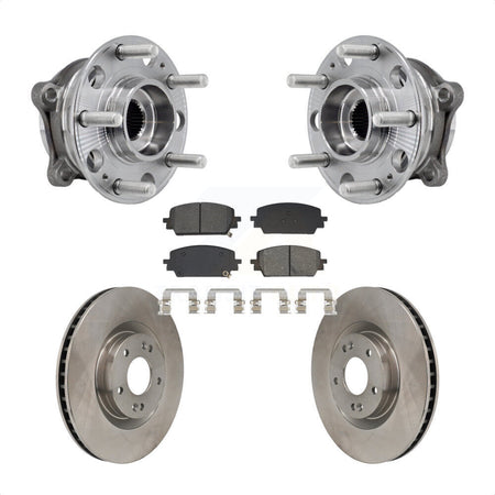 Front Hub Bearing Assembly Disc Brake Rotor Pad Kit For Hyundai Santa Fe Kia Sorento Cruz KBB-130230