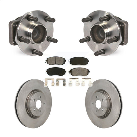 Front Hub Bearing Disc Brake Rotor Pads Kit For 2019 Toyota 86 Base GT With Brembo Brakes KBB-130232
